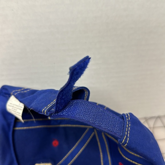 Napa Racing Youth Adjustable Baseball Hat Embroidered Logo Blue Red Yellow - Picture 4 of 4